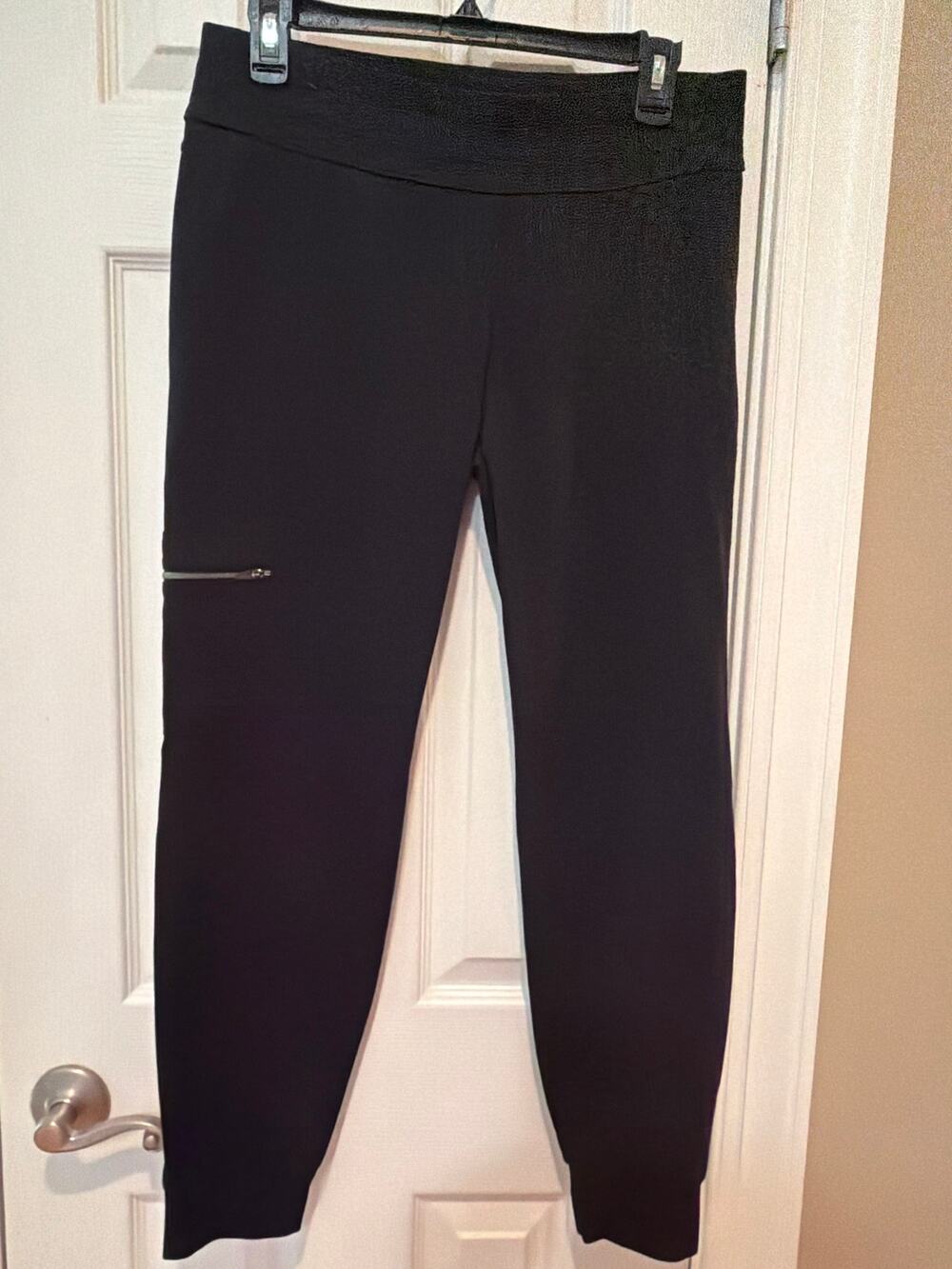 Athleta Metro Jogger Pants Black Size S Zip Cargo